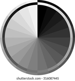 Gray color burst of light and lens flare abstract