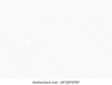 Diseño de fondo de Vector abstracto cuadrado y en zigzag con rayas de línea de color gris.