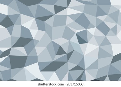 Gray Color low poly Mosaic Background, Vector illustration, Creative Design Templates