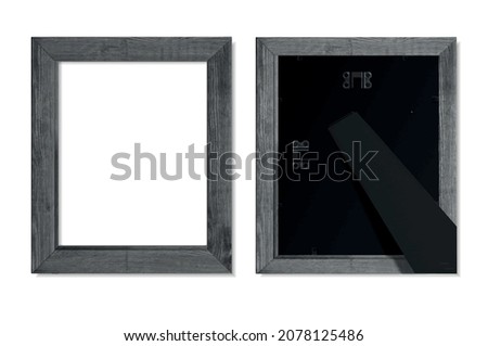 gray color photo frame vector Aranguren