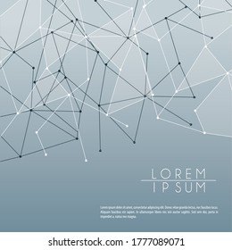 grauer mehrfarbiger Hintergrund, Vektorgrafik-Design