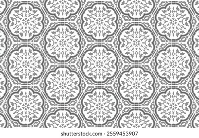 Gray color royal tile wall design pattern