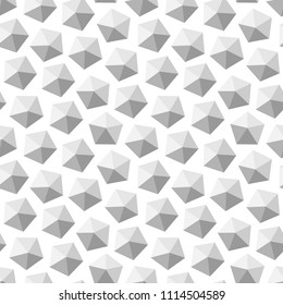 Gray color Thorn seamless pattern background.