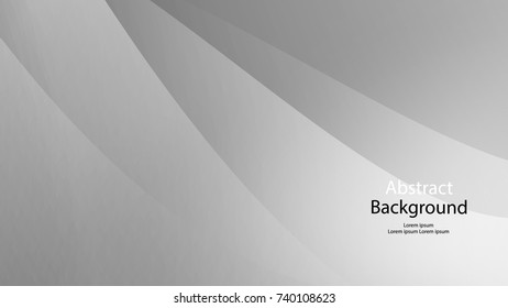 Gray color and white color and black color gradient abstract background