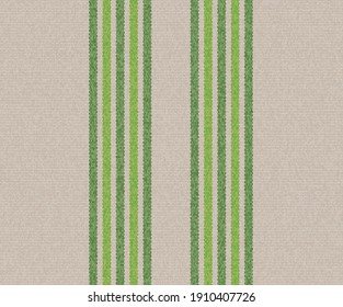 Gray colors background with Green lines. Imitation of fabric texture vector illustration.