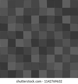 Gray Concrete Tiles Seamless Texture. Abstract Vector Background. Checkered Pattern