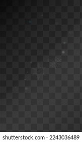 Gray Confetti Vector Transparent Background. Holiday Snowflake Pattern. White Light Banner. Falling Snowfall Illustration.