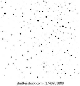 Gray Confetti Wedding. Schwarze Rundexplosion. Textfeld Xmas. Texturvektor. Party Sparkle. Falling Random. Explosion am Geburtstag. Glitter Celebrate. Karneval feiert.
