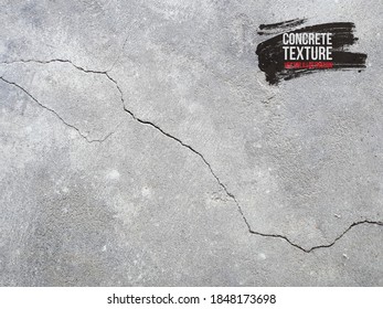 Gray cracked concrete wall. Stone wall background. Retro texture. Vector illustration. Isolated on white background.