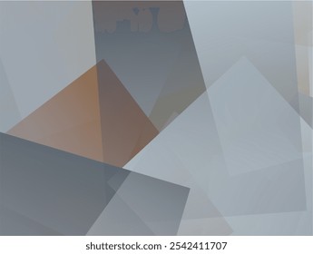 gray cubic abstract background vector