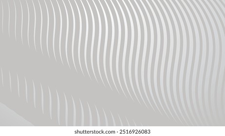 Fondo abstracto de línea de curva gris para fondo o presentación