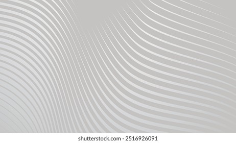 Gray curve line abstract background for backdrop or presentation