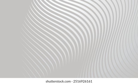 Gray curve line abstract background for backdrop or presentation