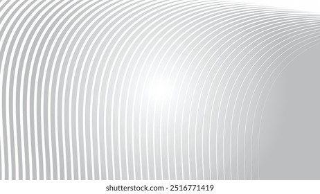 Gray curved lines abstract background for backdrop or presentation