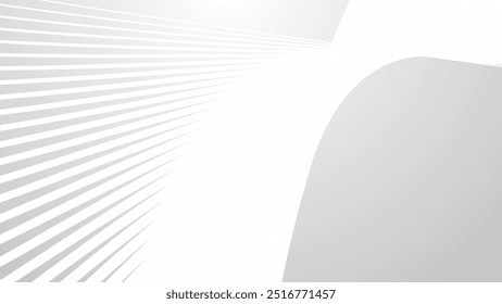 Gray curved lines abstract background for backdrop or presentation