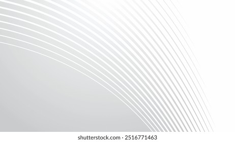 Gray curved lines abstract background for backdrop or presentation