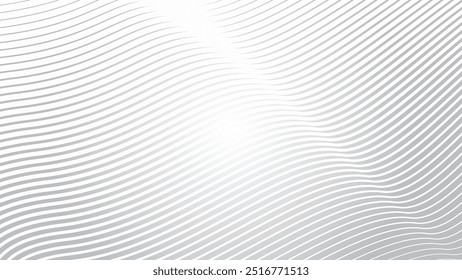 Gray curved lines abstract background for backdrop or presentation