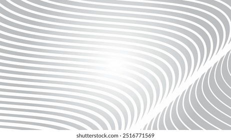 Gray curved lines abstract background for backdrop or presentation