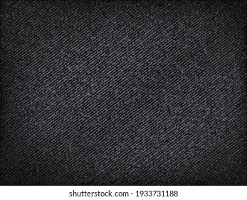 Gray Denim Texture. Vector Background.