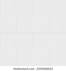 Gray diagonal checkered seamless pattern in white background.Doodle for flyers, shirts and textiles. Vector illustration.