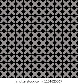 Gray diagonal crosses on a black background