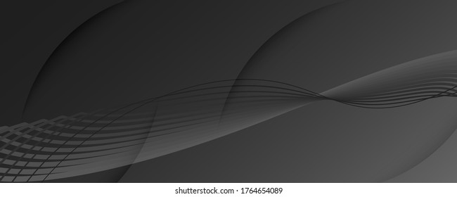 Gray Digital Background. Fluid 3d Motion. Color Gradient Lines. Minimal Digital Background. Memphis Poster. Flow Liquid. Geometric Wallpaper. Digital Background. Black Template.