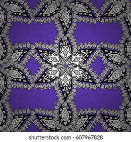 Gray doodles. Background. Vector illustration. Beautiful pattern with abstract flowers.