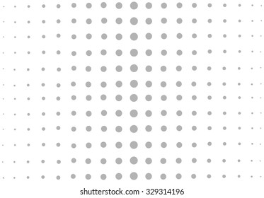 Gray dot on white background