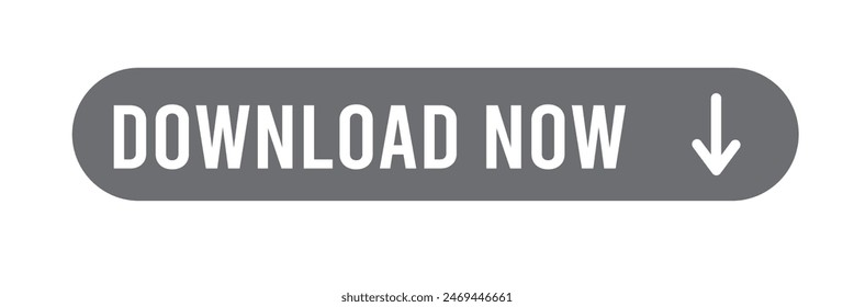 gray download button on a white background