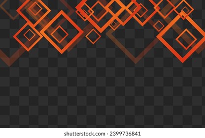 Gray Element Technology Vector Transparent Background. Architecture Tile Texture. Light Style Poster. Yellow 3d Frame.
