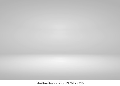 Gray empty room studio gradient used for background and display your product