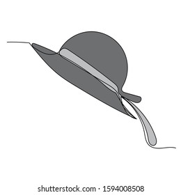  gray female hat, graceful lines