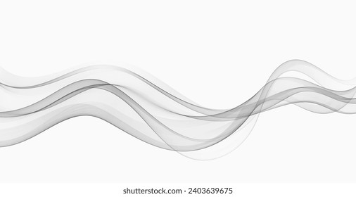 Gray flow of abstract smoky wave