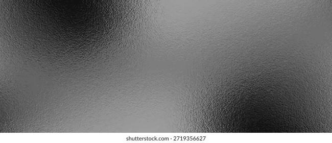 Fondo de textura de vidrio de lámina gris. Abstractas gradiente de reflejo de luz brillante y superficie de textura áspera brillante

