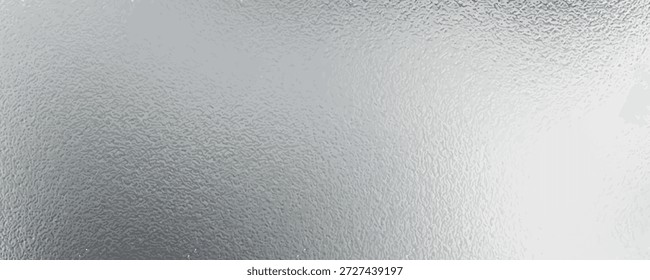 Fondo de textura de vidrio de lámina gris. Abstractas gradiente de reflejo de luz brillante y superficie de textura áspera brillante. Eps10