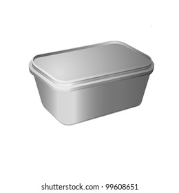 gray food box