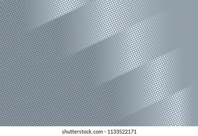 Gray futuristic abstract halftone vector background for covers, posters, websites, ads etc. Can be used in both portrait and landscape or scrollable formats by image cropping.