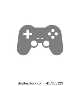 Gray game controller icon vector illustration