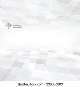 Gray geometric abstract background made in vector art