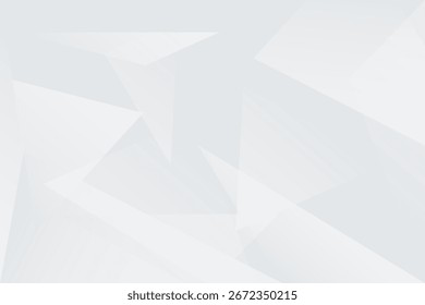 Fundo abstrato geométrico cinza com polígonos sobrepostos minimalista moderno.