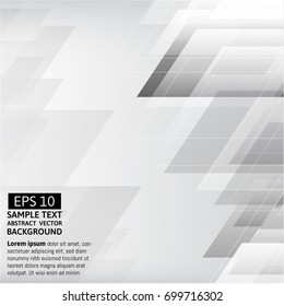 gray geometric abstract vector background with space for text