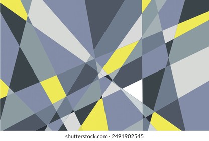 Gray geometric abstraction with lines texture background. Modern geometric print for wallpaper, tiles, fabric, stationery, decor, abstract art. Wallpaper with geometric print.