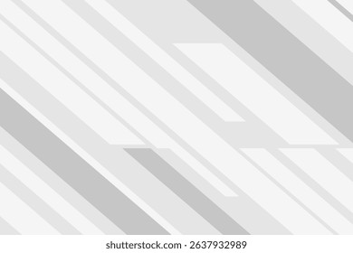 Gray geometric background with thick diagonal lines. Flat vector design.