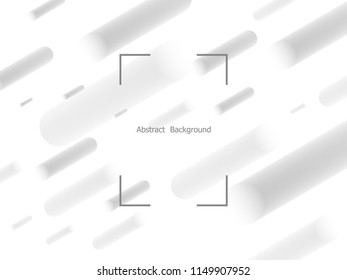Gray geometric background.Dynamic shapes composition. Vector illustrations
