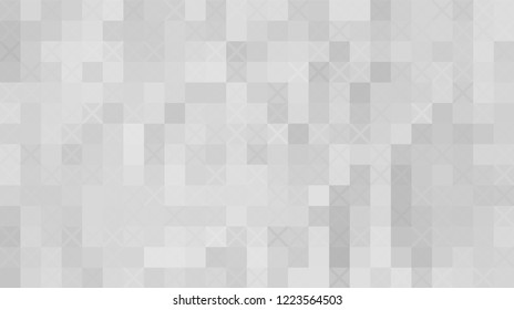 Gray geometric design, gray abstract background, vector halftone design. Gray background, geometric square, square texture. Decorative web layout or poster, banner. EPS 10 Vector