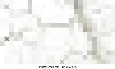 Gray geometric design, gray abstract background, vector halftone design. Gray background, geometric square, square texture. Decorative web layout or poster, banner. EPS 10 Vector