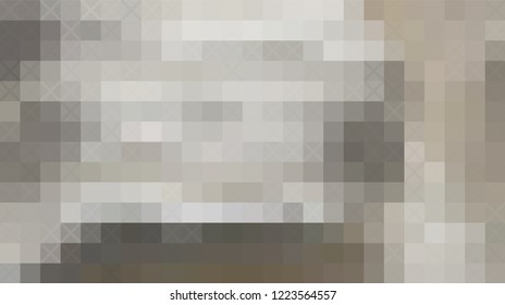 Gray geometric design, gray abstract background, vector halftone design. Gray background, geometric square, square texture. Decorative web layout or poster, banner. EPS 10 Vector
