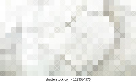 Gray geometric design, gray abstract background, vector halftone design. Gray background, geometric square, square texture. Decorative web layout or poster, banner. EPS 10 Vector