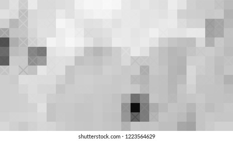 Gray geometric design, gray abstract background, vector halftone design. Gray background, geometric square, square texture. Decorative web layout or poster, banner. EPS 10 Vector