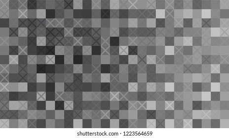 Gray geometric design, gray abstract background, vector halftone design. Gray background, geometric square, square texture. Decorative web layout or poster, banner. EPS 10 Vector